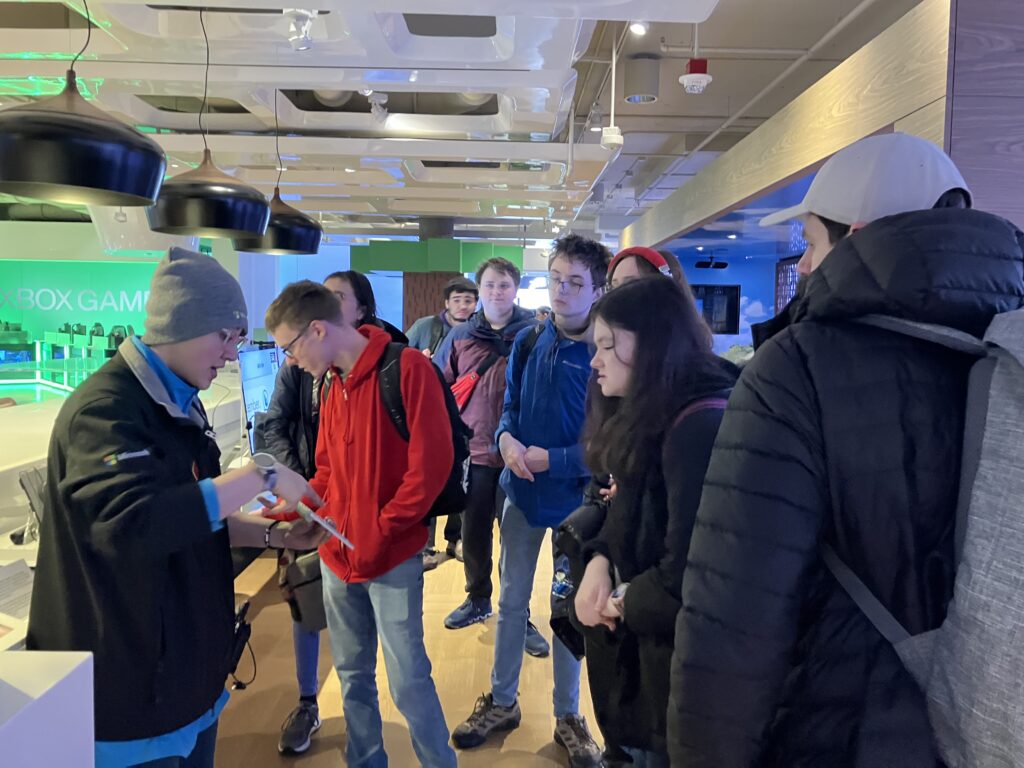 OLS Bellevue College students visit Microsoft