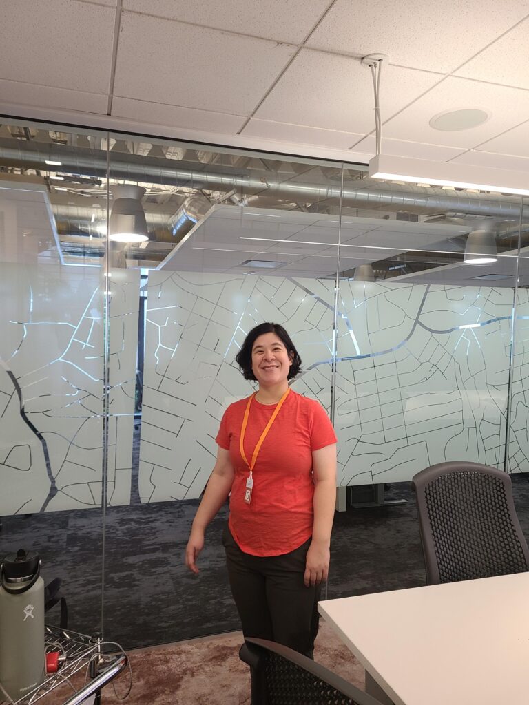OLSBC Alumna in the Salesforce office