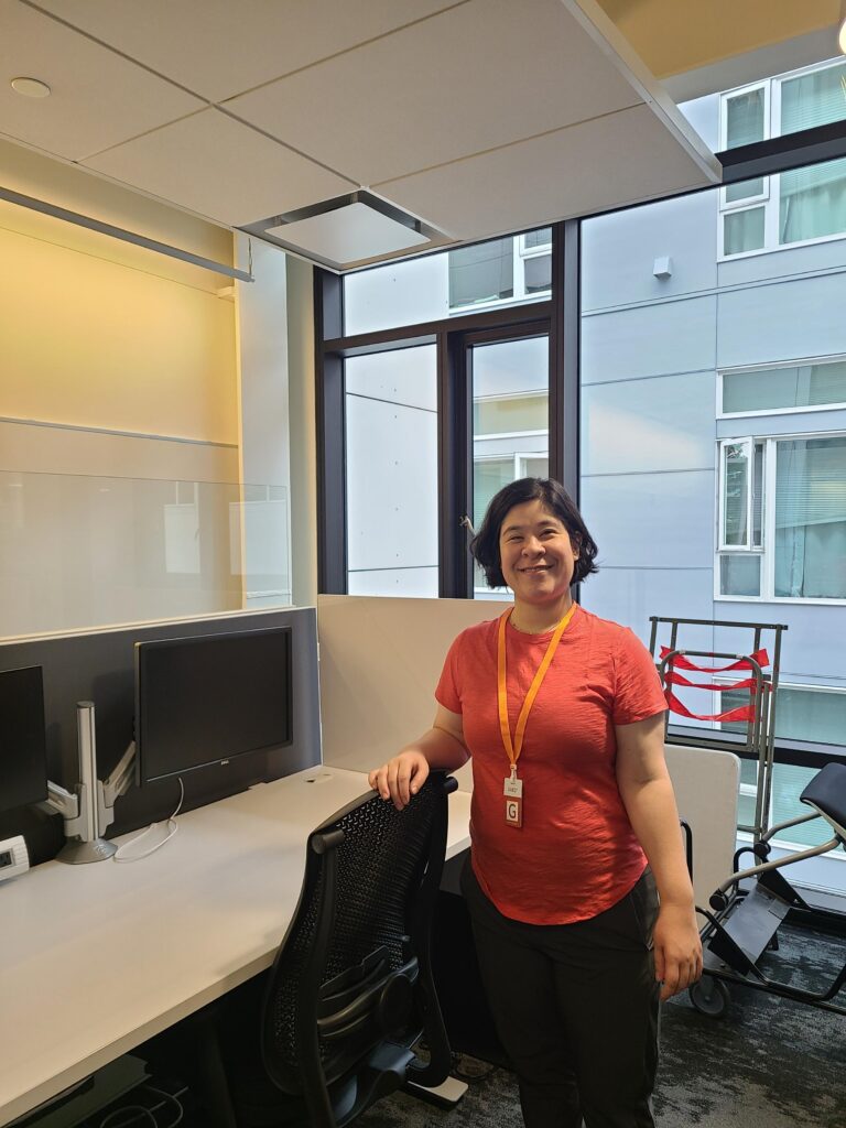 OLSBC Alumna in the Salesforce office