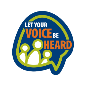 Let Your Voice Be Heard graphic