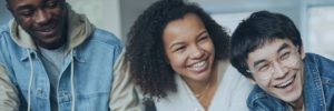 Smiling students