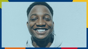 A smiling student