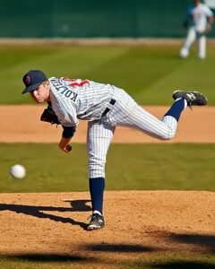 Kash Koltermann struck out nine in the win over Pierce. photo by Rich Dworkis.