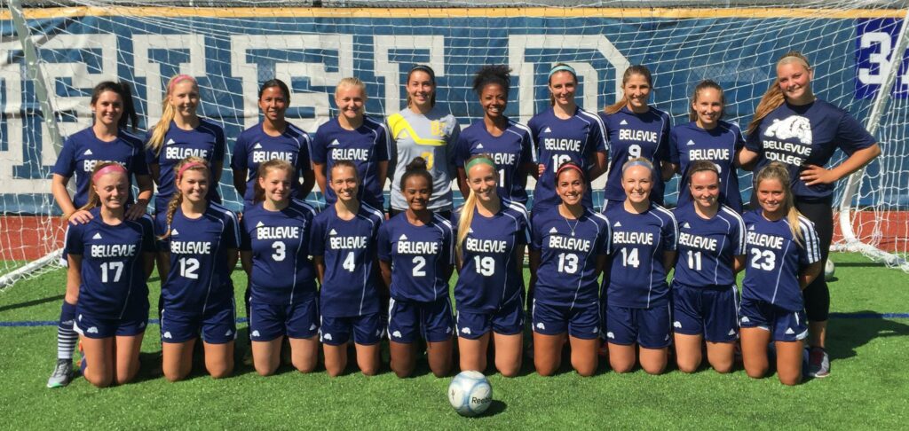 Image of 2015 Bellevue College women's soccer team