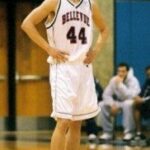 David White standing on the court