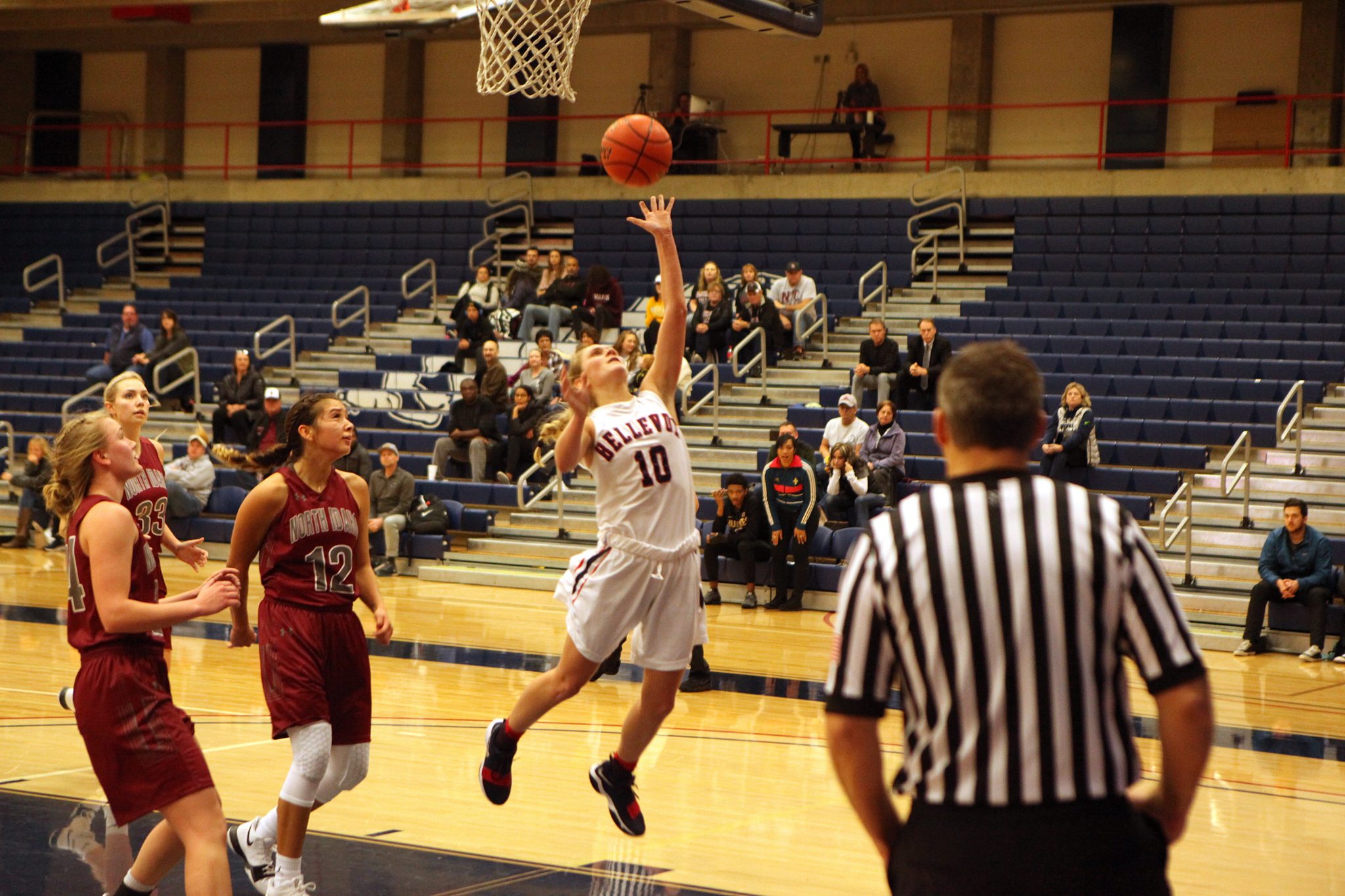 A BC player takes a shot