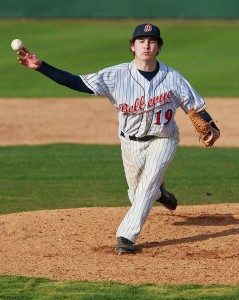 Cody Culp earned the save in game  two in the 7-5 win over Skagit Valley.