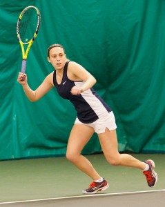 Melanie Mortensen captured #6 singles in both matches