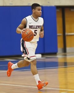 Dominique Jordan is the first ever BC basketball student-athlete to be named Baden Player of the Year. photo by Rick Dworkis.