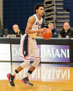 Dominic Smith led Bellevue with perfect 7-for-7 shooting from the field en route to a 20 point game. photo by Rich Dworkis