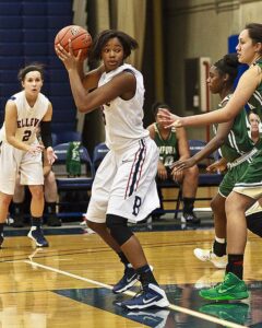 Sophomore Eboney Jackson had 13 points in the NWAC All-Star Game. photo by Rich Dworkis.