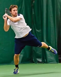 Valentin Podgornyy was named Baden Player of the Year for winning the NWAC men's singles title. photo by Rich Dworkis. 