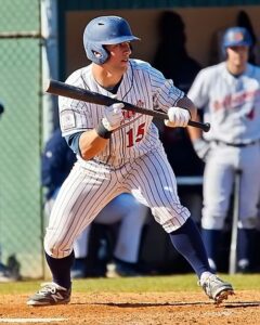 Alex Galgano had two hits on Thursday and two key RBI's on Saturday to propel Bellevue to a sweep over Olympic. photo by Rich Dworkis. 