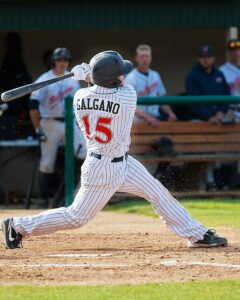 Sophomore Alex Galgano smashed a grand slam home run to propel Bellevue to one of its four wins in the sweep over Pierce this weekend. photo by Rich Dworkis.