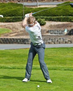 Chad Hall had the low score on day two, firing a 65. photo by Rich Dworkis. 