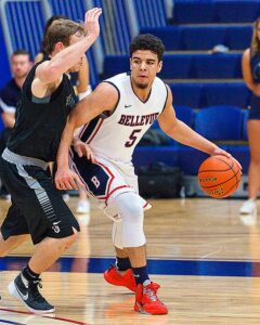 Payton Tirrell came off the bench and scored 11 points and snagged 6 rebounds in the win over Edmonds. photo by Rich Dworkis. 