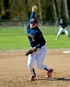 Ciera Lockwood went the distance in game one over Edmonds.