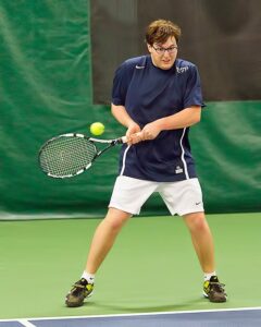 Jacob Sherren fared well in #5 singles for BC at the NWAC Championships.