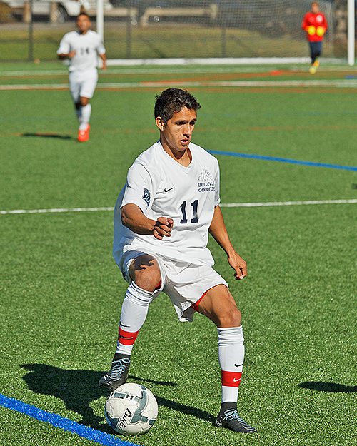 Photos of BC men's soccer players. Names for each photo match the caption.