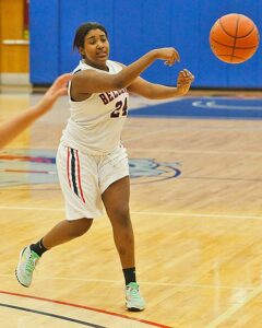 DeAyrra Perry came off the bench to lead BC with 7 rebounds. photo by Rich Dworkis.