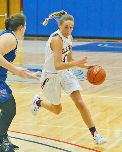 Erin Hamilton led BC in the close win over Whatcom. photo by Rich Dworkis.