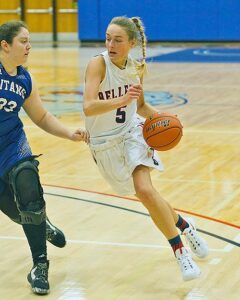 Erin Hamilton had 29 points in the win over Whatcom. photo by Rich Dworkis. 