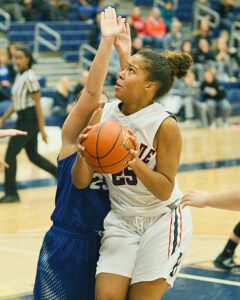 Brenda Akoto was named NWAC Under Armour Player of the Week. photo by Rich Dworkis.