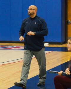 Coach Mel Stubblefield has led Bellevue into the rankings early this season with only one returning starter. photo by Rich Dworkis