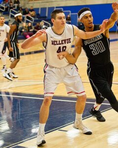 Max Tilden led BC in the loss at Shoreline. Tilden had 13 points and 8 rebounds. photo by Rich Dworkis. 