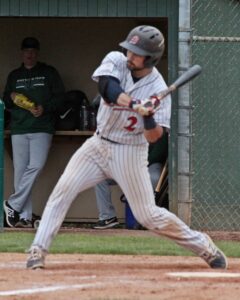 Austin Pinorini went 5-for-5 and had a grand slam home run over the weekend in the four-game sweep over Douglas. photo by Jim Hoehn.