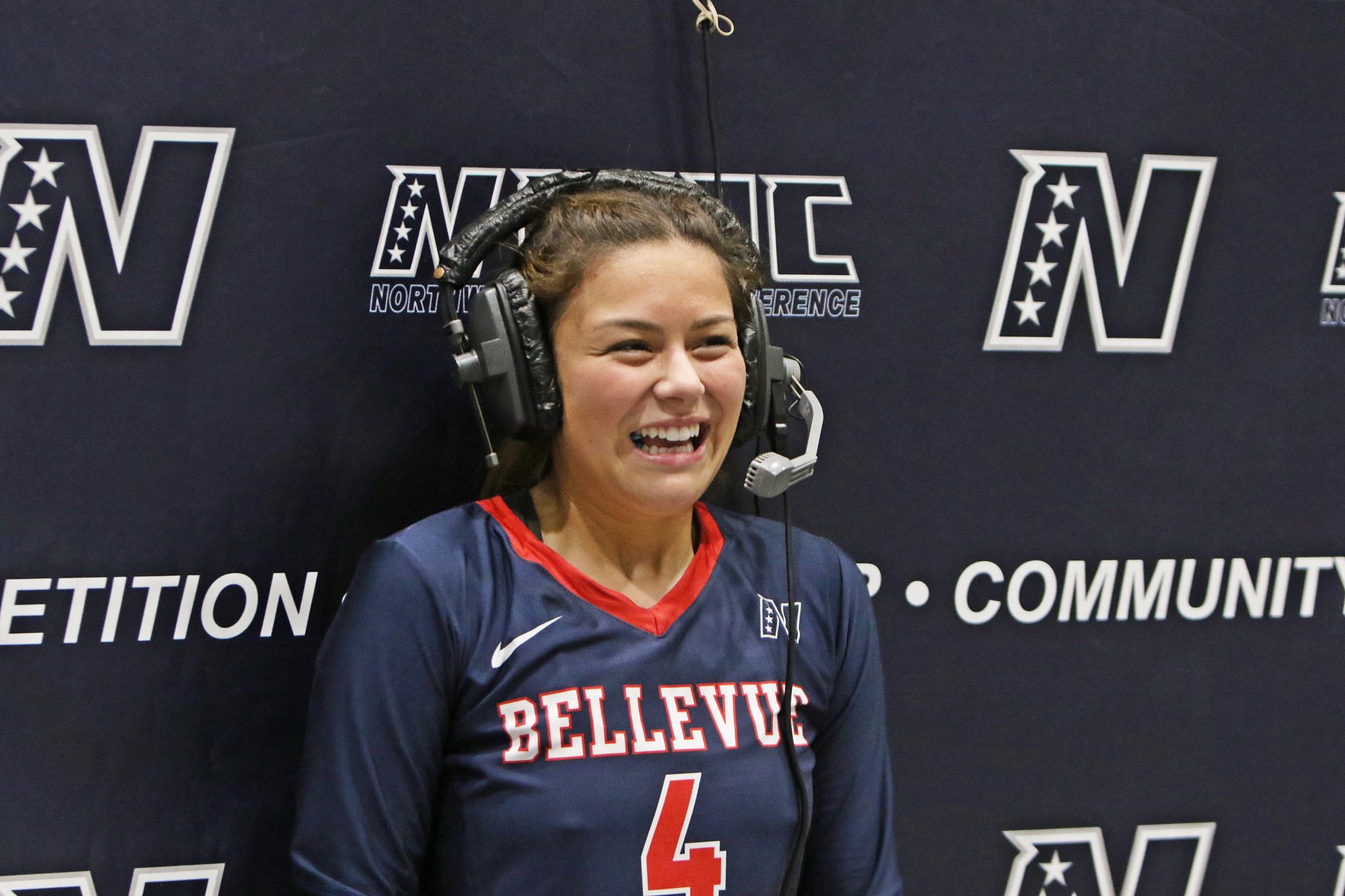 A BC player does a post-game interview