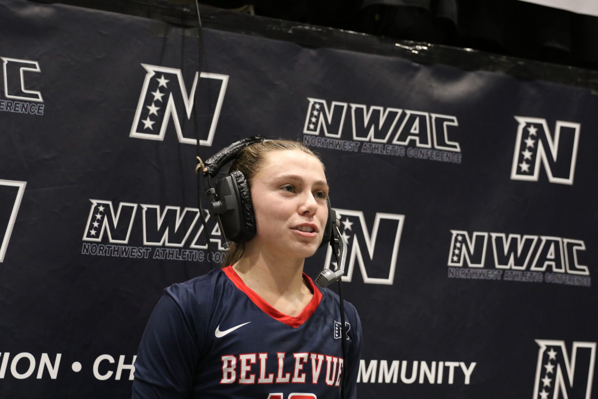A BC player does a post-game interview