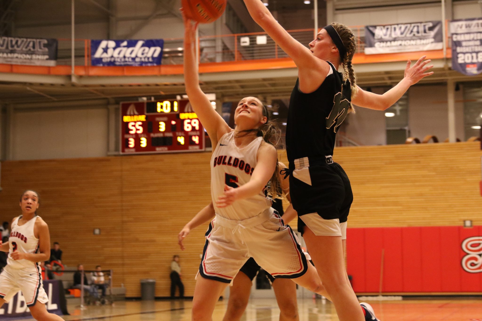 A BC player attempts a shot