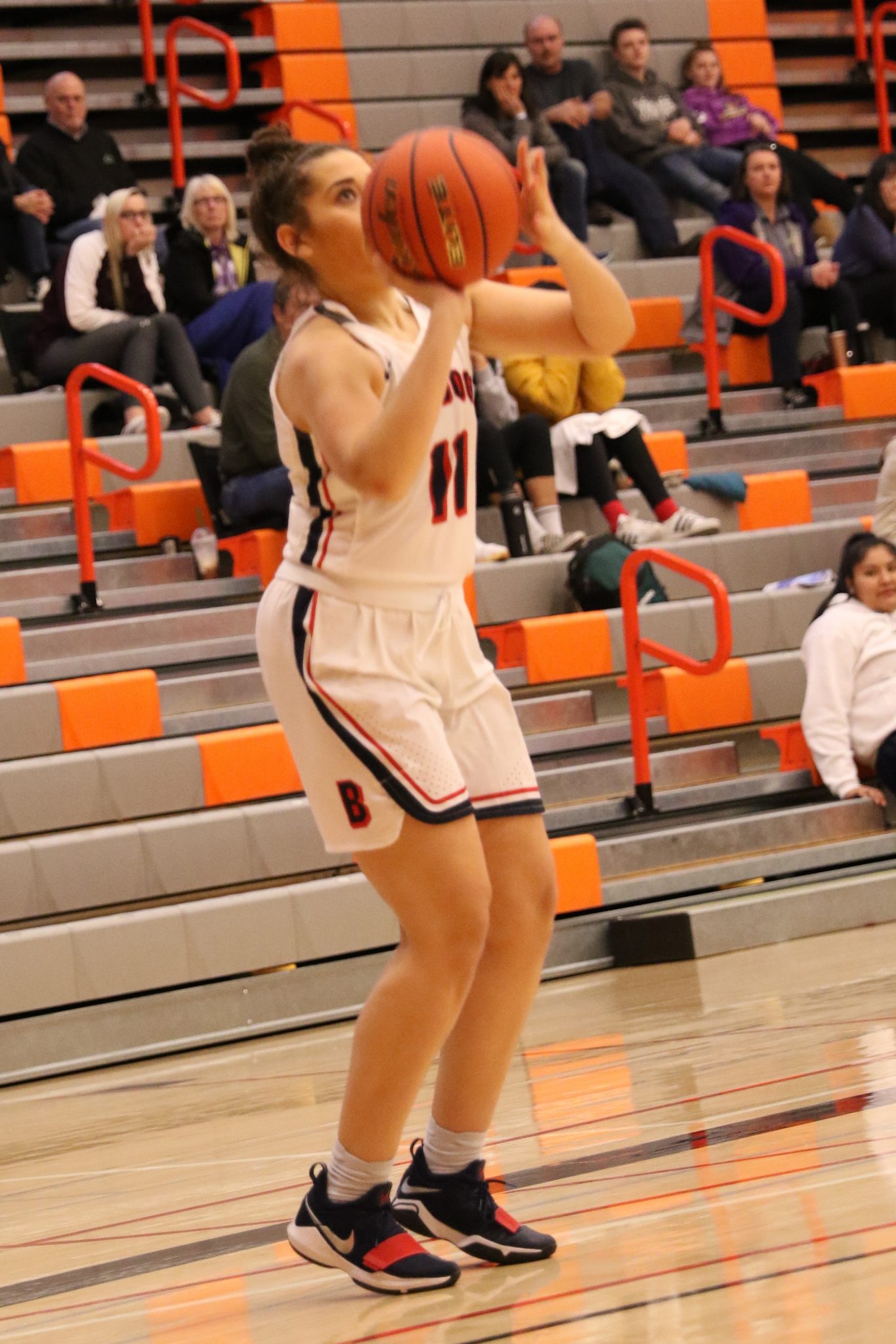 A BC player takes a shot
