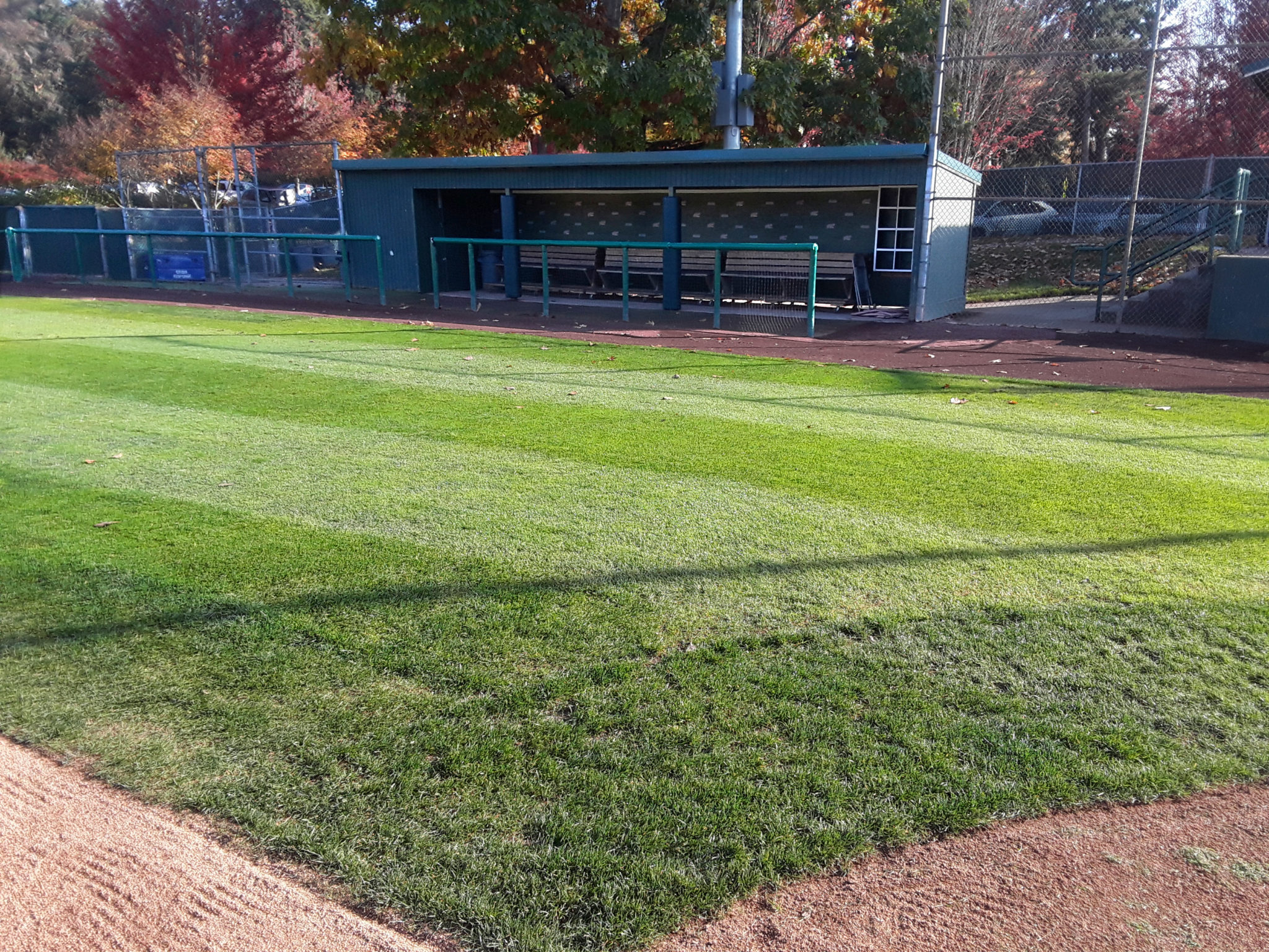 Courter Field dugout