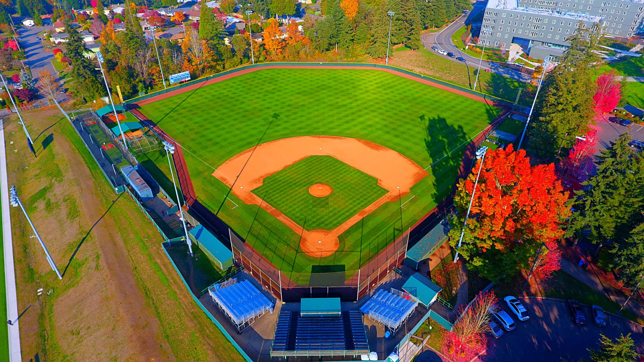 Courter Field overhead view