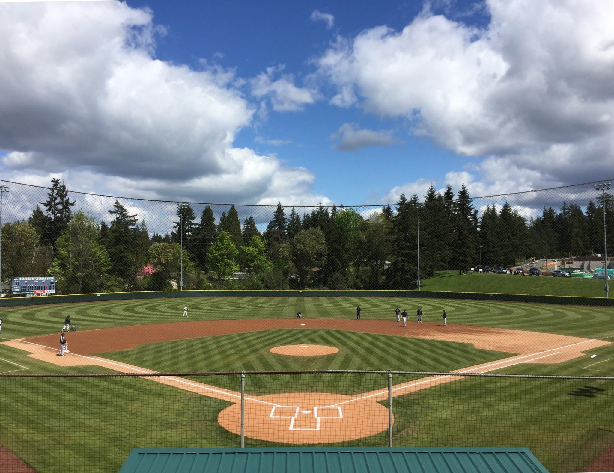 Courter Field from home plate