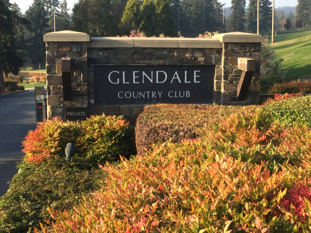 Glendale Country Club main entrance