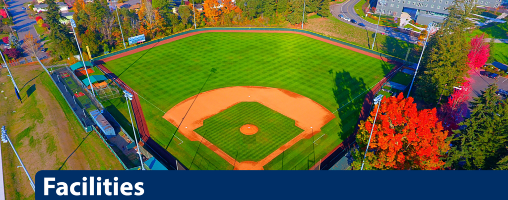 Facilities banner image with Courter Field