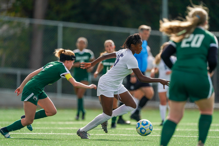 BC women's soccer player