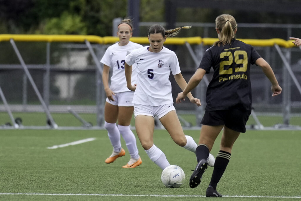 BC women's soccer player