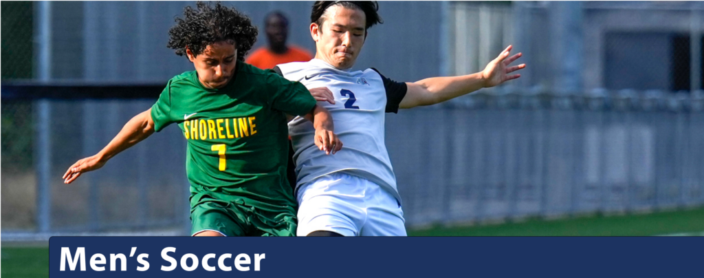 Bellevue's Yoo Seung-Bum defending possession of the ball.