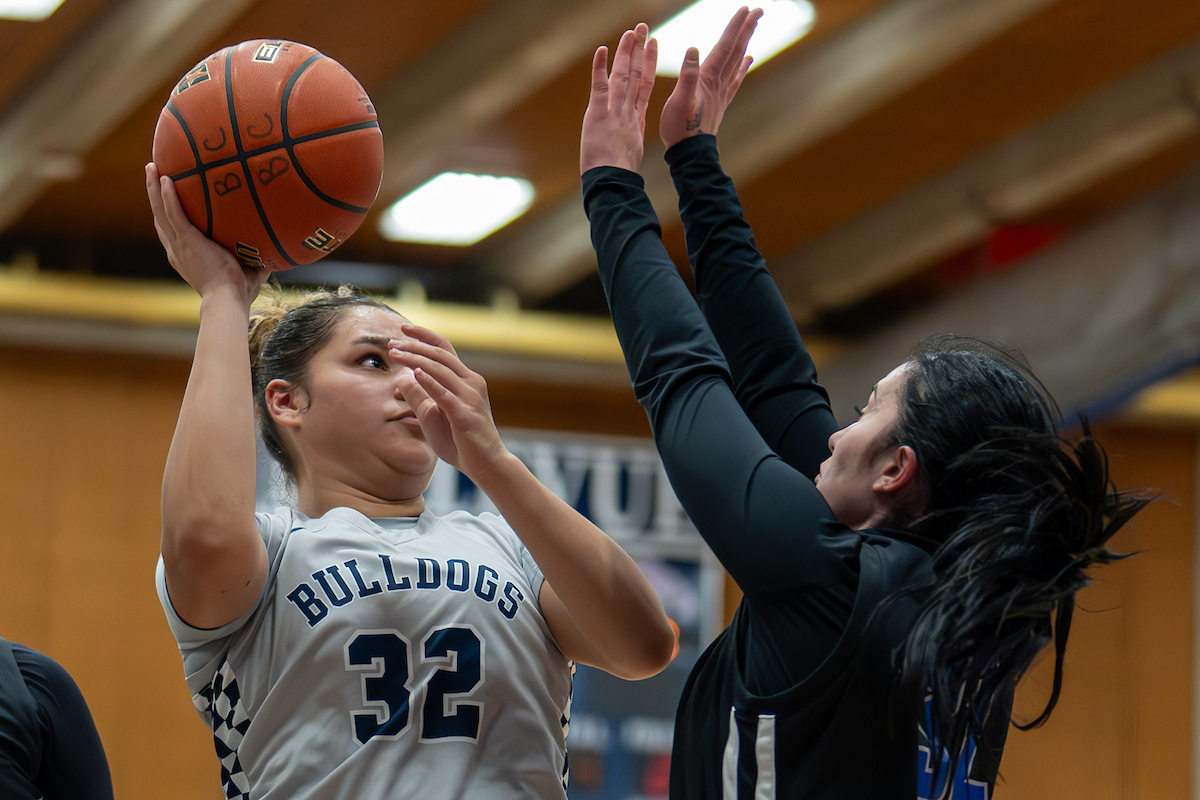 Bellevue women's basketball player