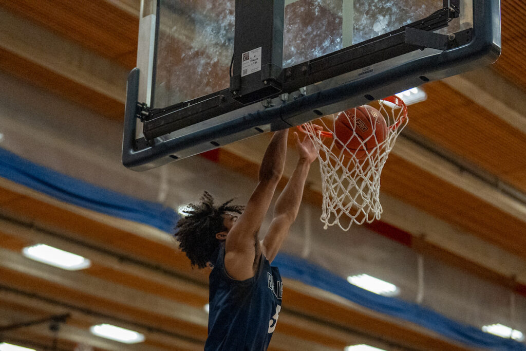 Bellevue College basketball player