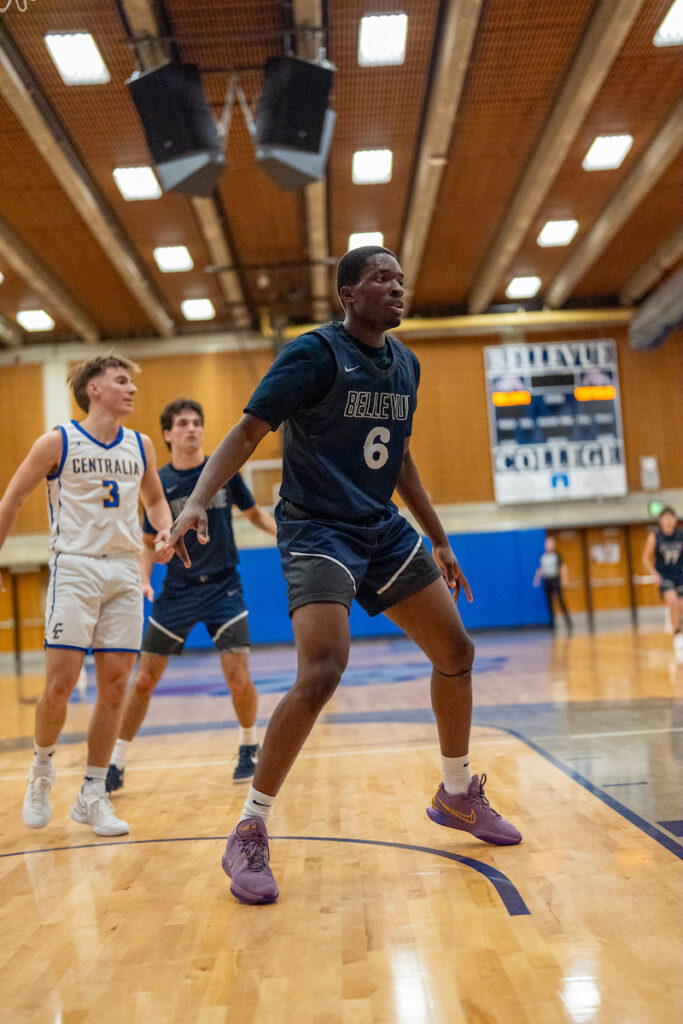 Bellevue College basketball player