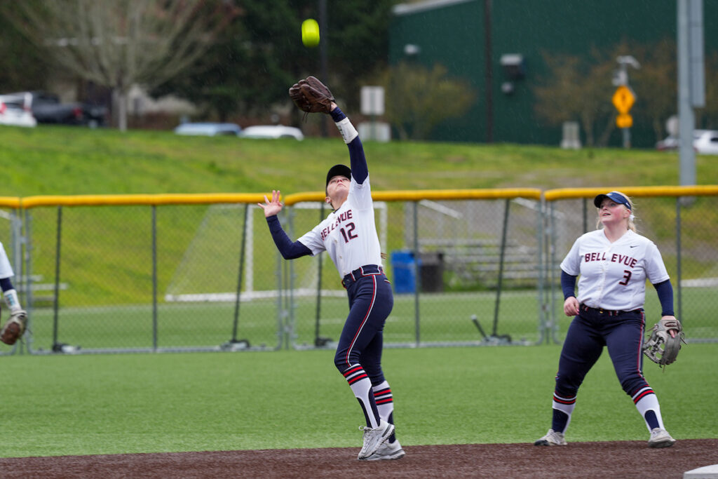 Bellevue College softball player