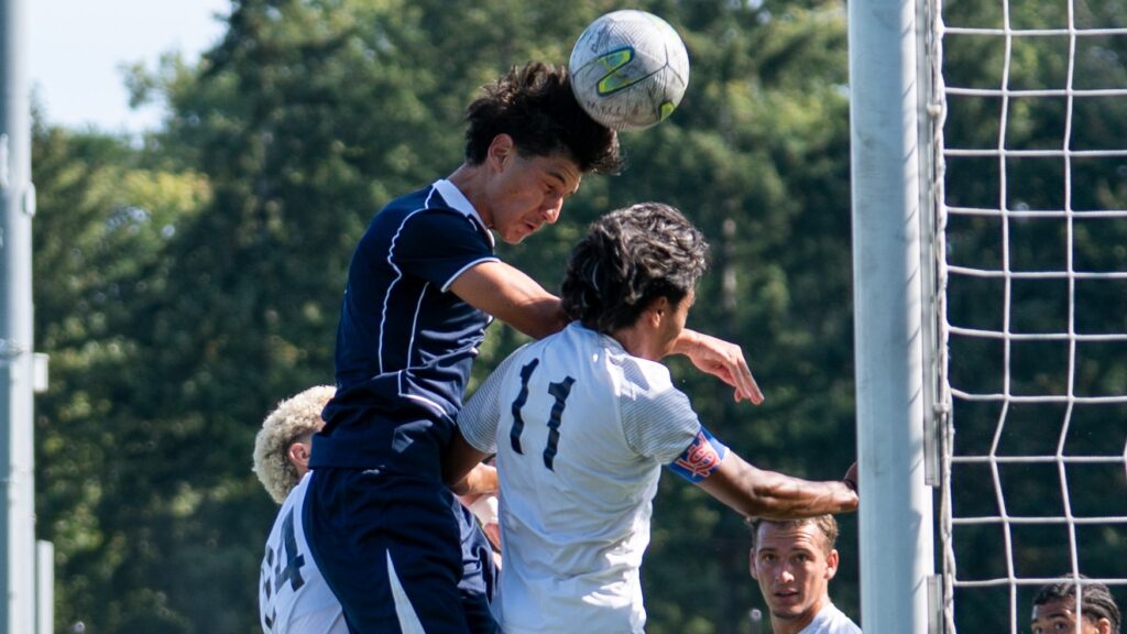 BC men's soccer player