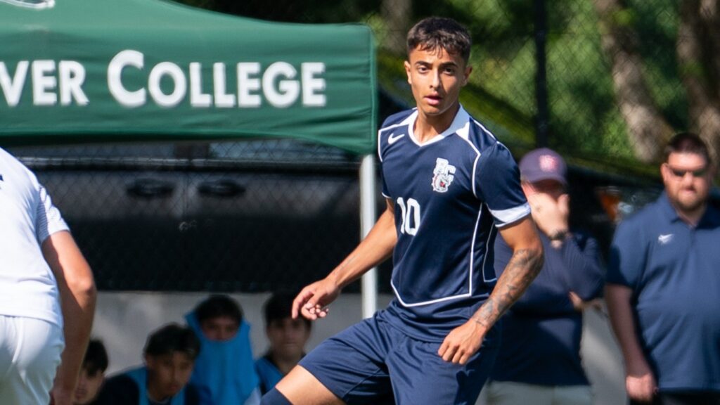 BC men's soccer player