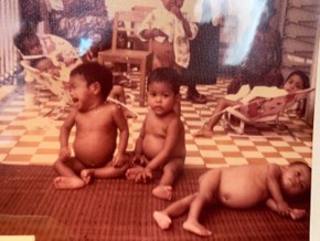 Photo of Cambodian orphans