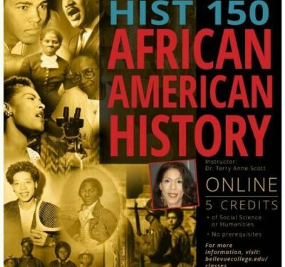 poster for History 150 African American History class